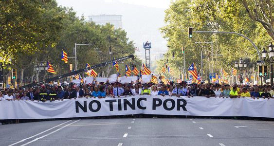 Anti-Terror Demonstration in Barcelona
