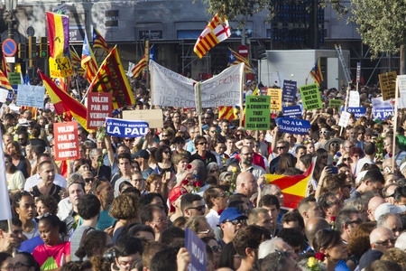 Anti-Terror Demonstration in Barcelona