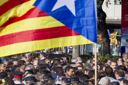 Anti-Terror Demonstration in Barcelona