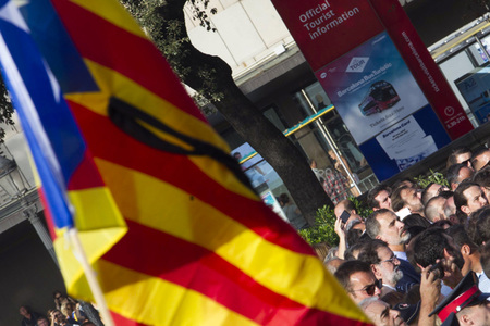 Anti-Terror Demonstration in Barcelona