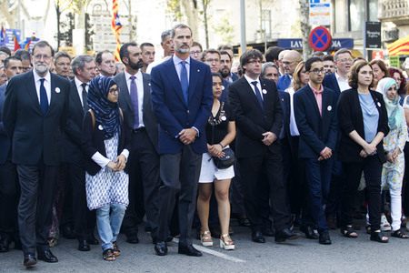 Anti-Terror Demonstration in Barcelona