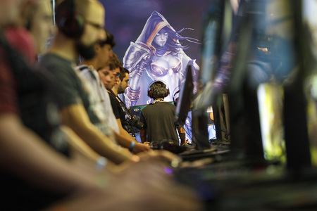 Computerspielmesse Gamescom 2017 in Köln