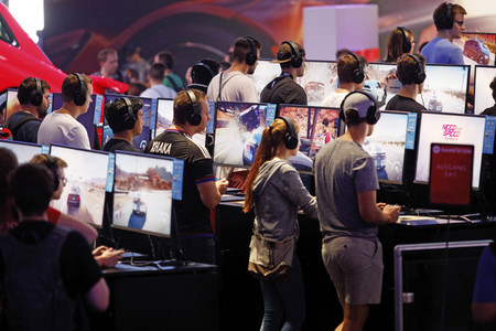 Computerspielmesse Gamescom 2017 in Köln