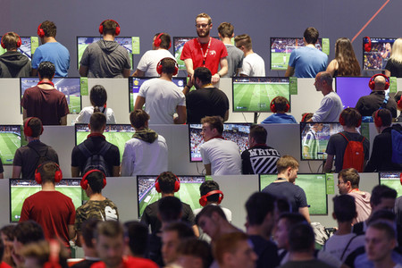 Computerspielmesse Gamescom 2017 in Köln