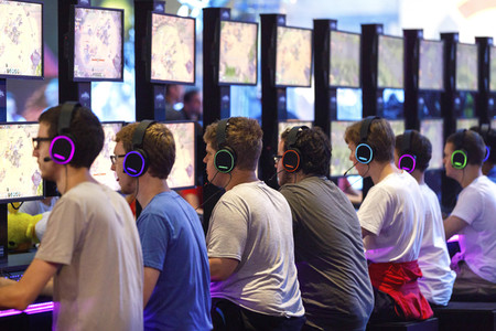 Computerspielmesse Gamescom 2017 in Köln