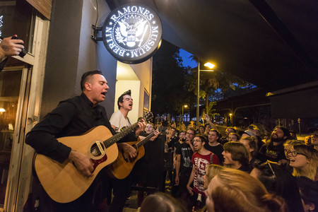 Acoustic Gig von Anti-Flag in Berlin