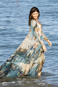 Photocall mit Isabeli Fontana in Venedig