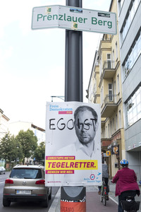 Bundestagswahlkampf-Plakate in Berlin