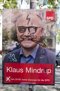 Bundestagswahlkampf-Plakate in Berlin