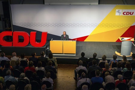 Wahlveranstaltung mit Wolfgang Schäuble in Hannover