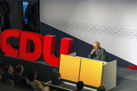 Wahlveranstaltung mit Wolfgang Schäuble in Hannover