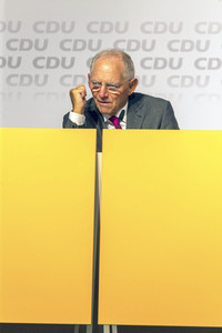 Wahlveranstaltung mit Wolfgang Schäuble in Hannover