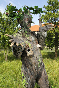 GEEK ART: Baumwesen / Tree-Being Bodypainting