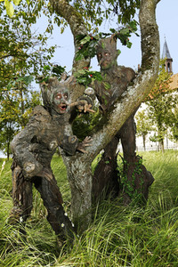 GEEK ART: Baumwesen / Tree-Beings Bodypainting