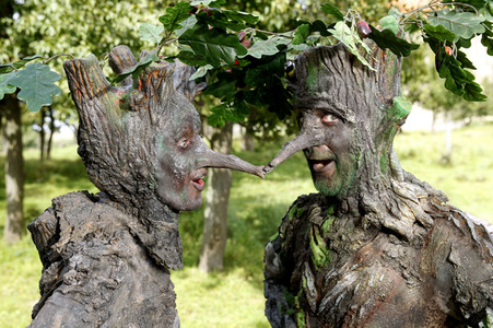GEEK ART: Baumwesen / Tree-Beings Bodypainting
