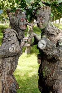 GEEK ART: Baumwesen / Tree-Beings Bodypainting
