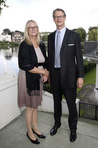 Senatsfrühstück für Friede Springer in Hamburg