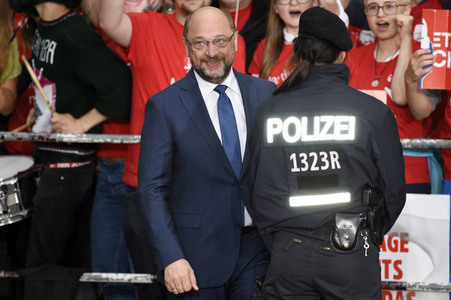 TV-Duell der Spitzenkandidaten zur Bundestagswahl 2017 in Berlin