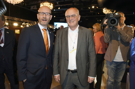 TV-Duell der Spitzenkandidaten zur Bundestagswahl 2017 in Berlin