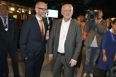 TV-Duell der Spitzenkandidaten zur Bundestagswahl 2017 in Berlin