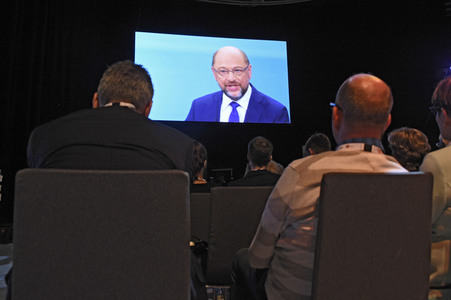 TV-Duell der Spitzenkandidaten zur Bundestagswahl 2017 in Berlin