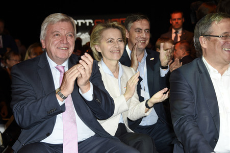 TV-Duell der Spitzenkandidaten zur Bundestagswahl 2017 in Berlin