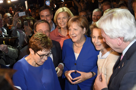 TV-Duell der Spitzenkandidaten zur Bundestagswahl 2017 in Berlin