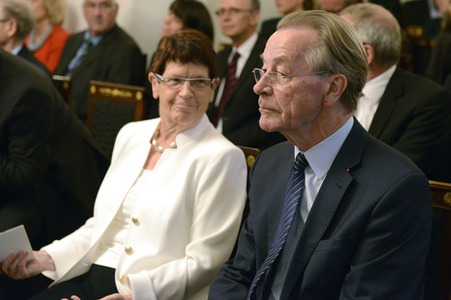 Gesprächsrunde in der Villa Hammerschmidt in Bonn