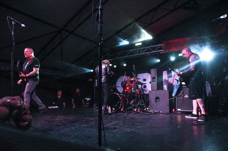 Konzert von GBH in Austin