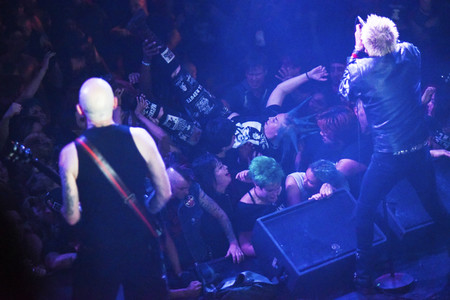 Konzert von GBH in Austin