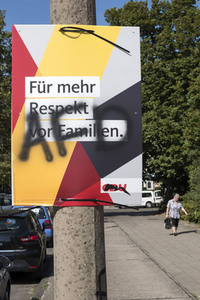 Bundestagswahlkampf-Plakate in Berlin