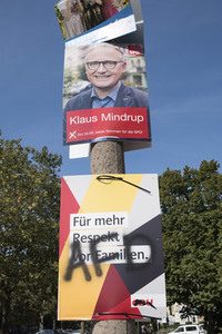 Bundestagswahlkampf-Plakate in Berlin