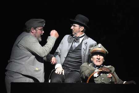 Theaterprobe 'Jacobowsky und der Oberst' in Berlin
