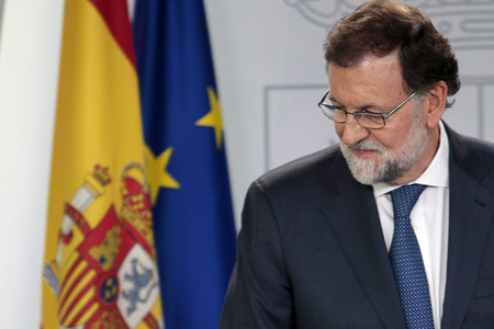 Pressekonferenz mit Mariano Rajoy in Madrid
