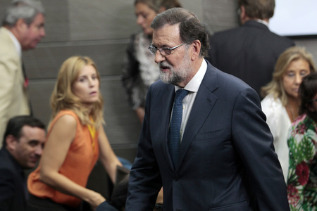 Pressekonferenz mit Mariano Rajoy in Madrid