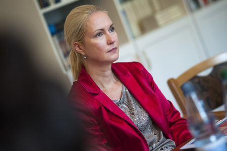 Wahlkampfaktion von Manuela Schwesig in Berlin
