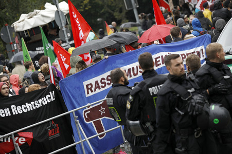 Anti-AfD-Demo in Nürnberg