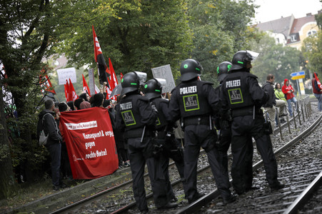 Anti-AfD-Demo in Nürnberg