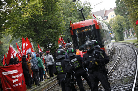 Anti-AfD-Demo in Nürnberg