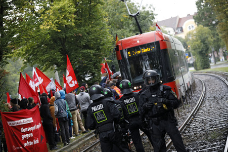 Anti-AfD-Demo in Nürnberg