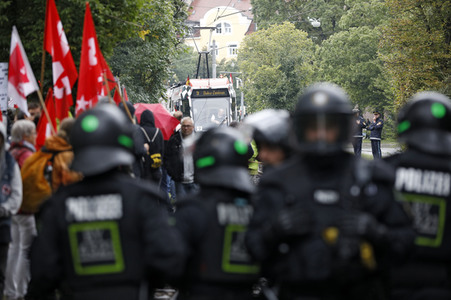 Anti-AfD-Demo in Nürnberg