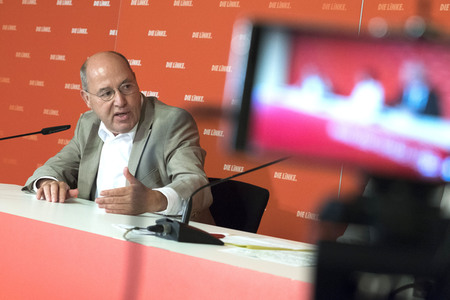 Pressekonferenz der LINKEN in Berlin