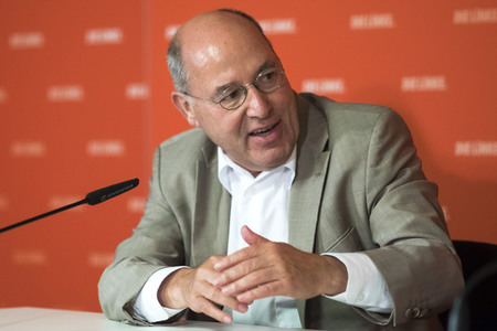 Pressekonferenz der LINKEN in Berlin