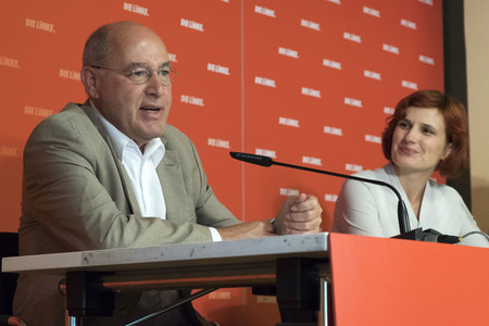 Pressekonferenz der LINKEN in Berlin