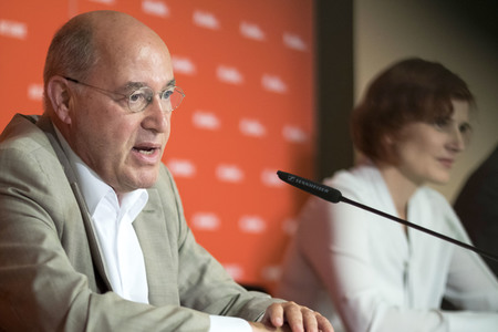 Pressekonferenz der LINKEN in Berlin