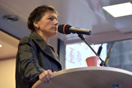 Wahlkampfveranstaltung der LINKEN in Nürnberg