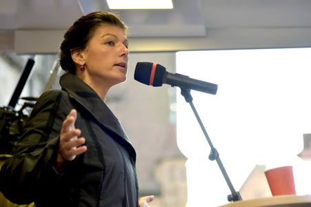 Wahlkampfveranstaltung der LINKEN in Nürnberg