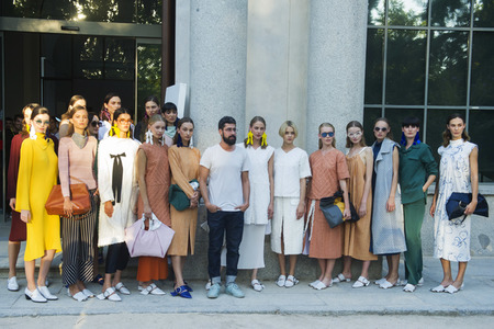 Moises Nieto Fashion Show in Madrid