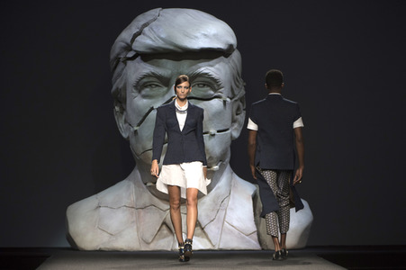 Ana Locking Fashion Show auf der Mercedes-Benz Fashion Week Madrid SS 2018