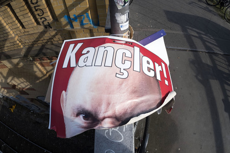 Bundestagswahlkampf-Plakate in Berlin